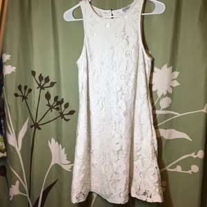 Speechless White Floral Dress ** WITH POCKETS